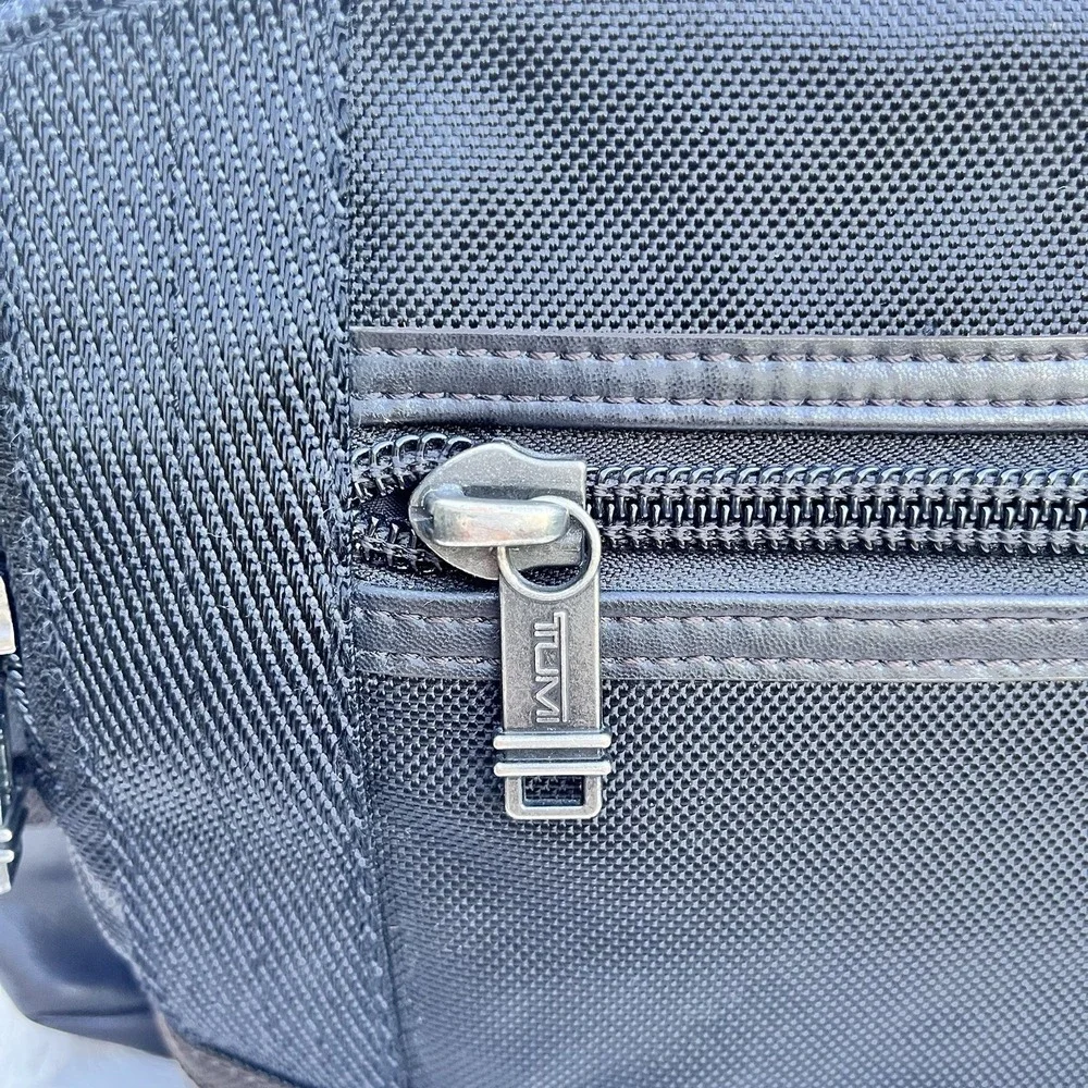 TUMI Alpha Bravo Kingsville Deluxe Backpack Black Ballistic Nylon Legacy Style